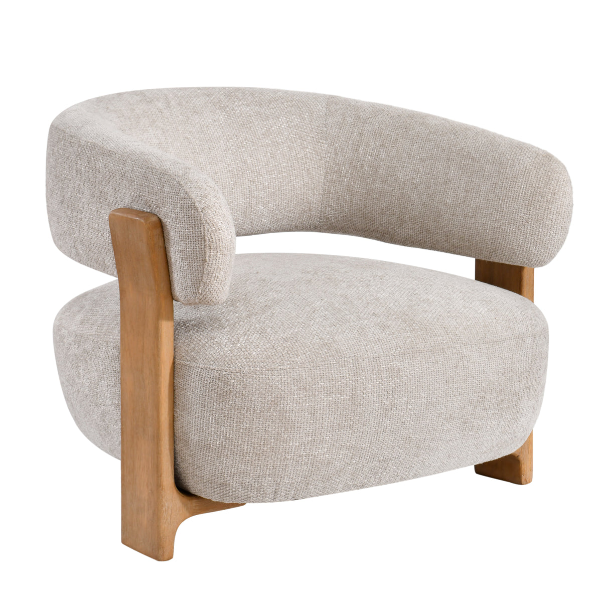 Mire Cream Sessel Legacy 15 Dove Kautschukholz PTMD