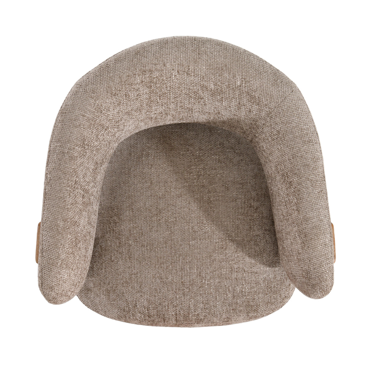 Mire Taupe Sessel Legacy 3 Mink Gummibaumholz PTMD