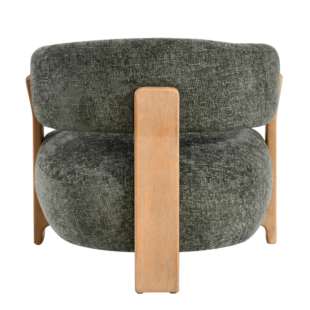 Mire Green Fauteuil Legacy 10 Olive Rubber wood PTMD