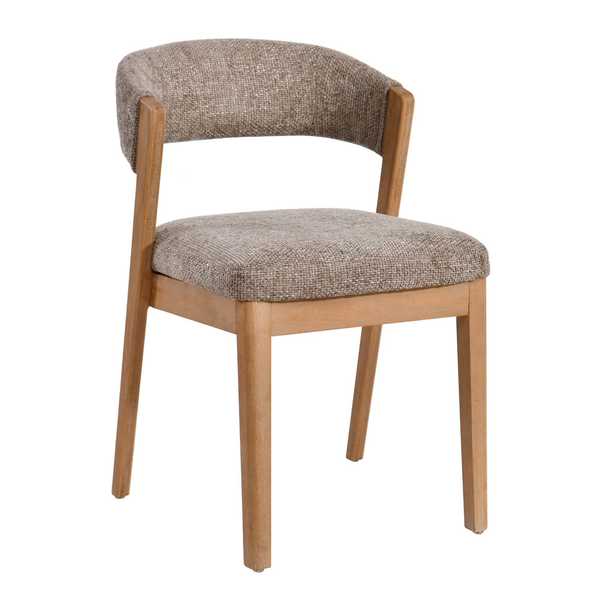 Eetkamerstoel Kael Taupe Legacy 3 Mink Rubberhout PTMD
