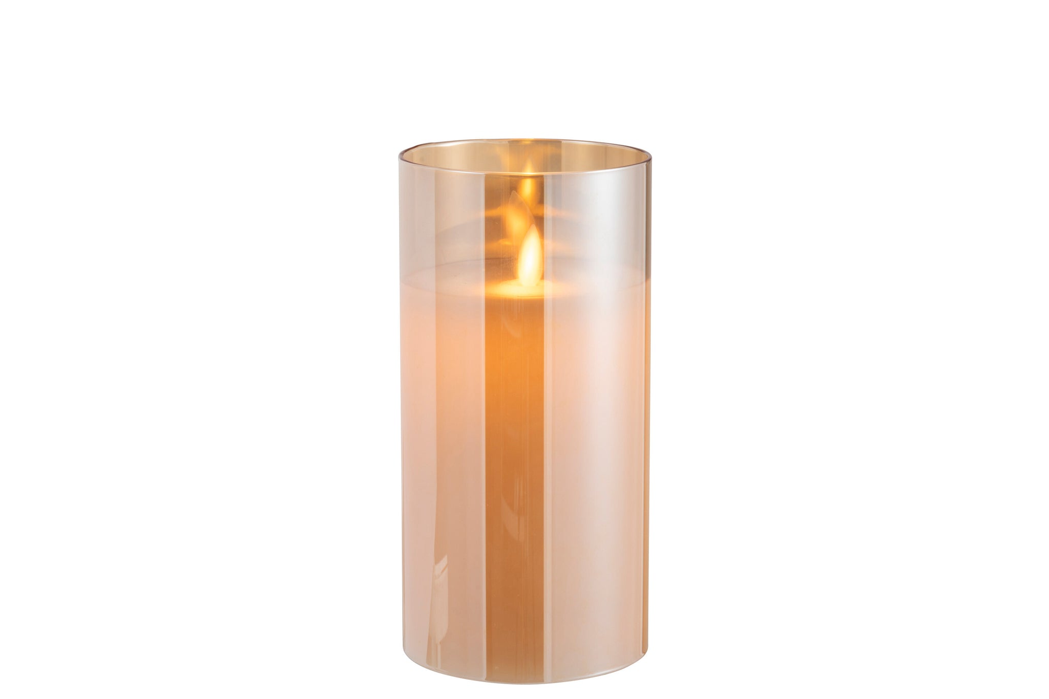 Ledlamp Blinkend Glas Goud Medium