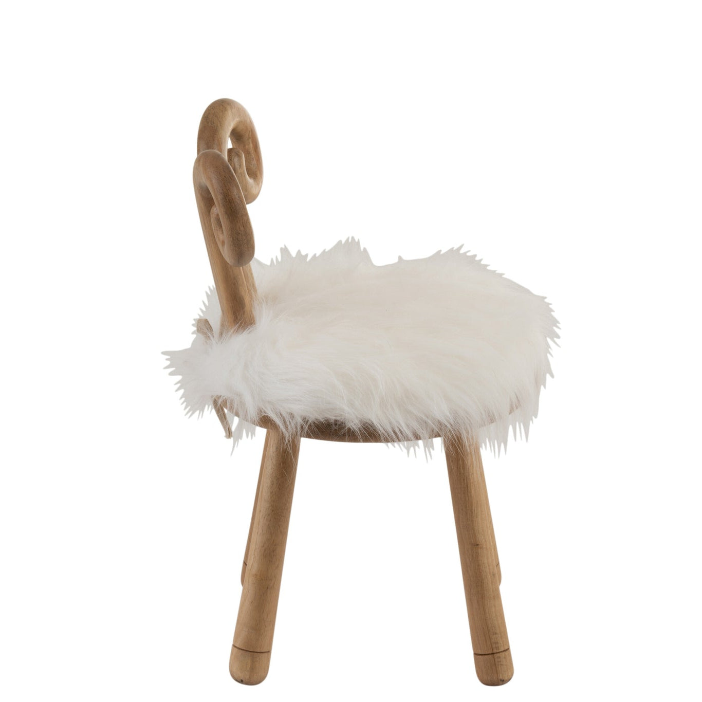 Stoel Oor Schaap Hout Naturel J-Line