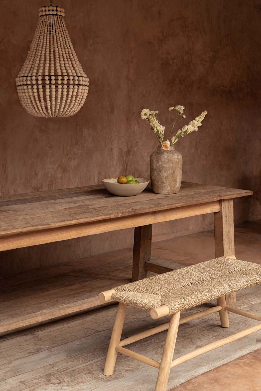 Kroonluchter Teardrop Naturel Medium Bazar Bizar