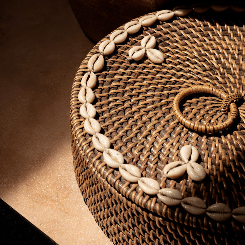 De Rattan Vakkenmand Natuurlijk Bruin Bazar Bizar