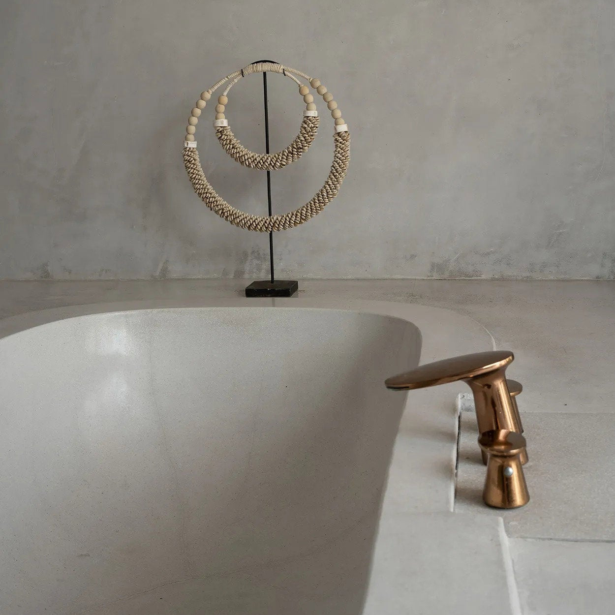 Dubbele Halsketting Met Schelpen Op Stand - Naturel