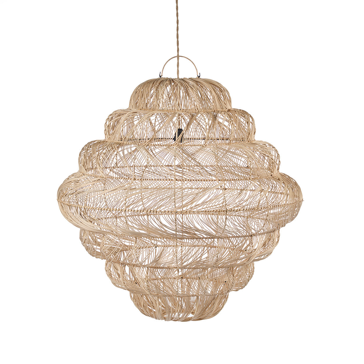 De Aurora Puff Hanglamp - Natuurlijk - XL Bazar Bizar