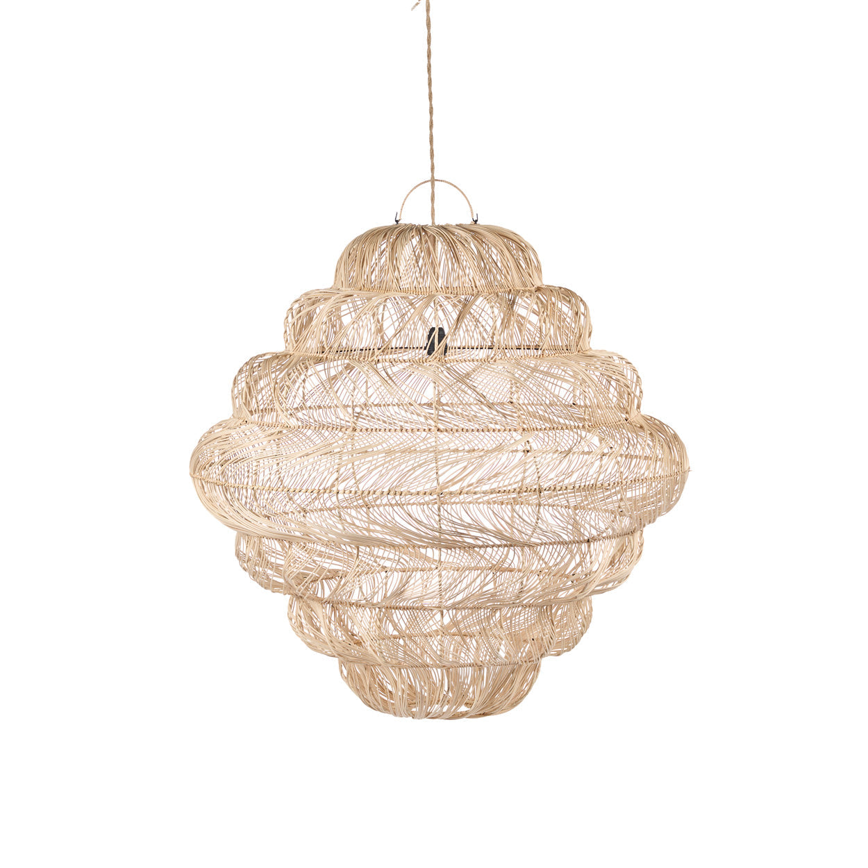 De Aurora Puff Hanglamp - Natuurlijk - XL Bazar Bizar