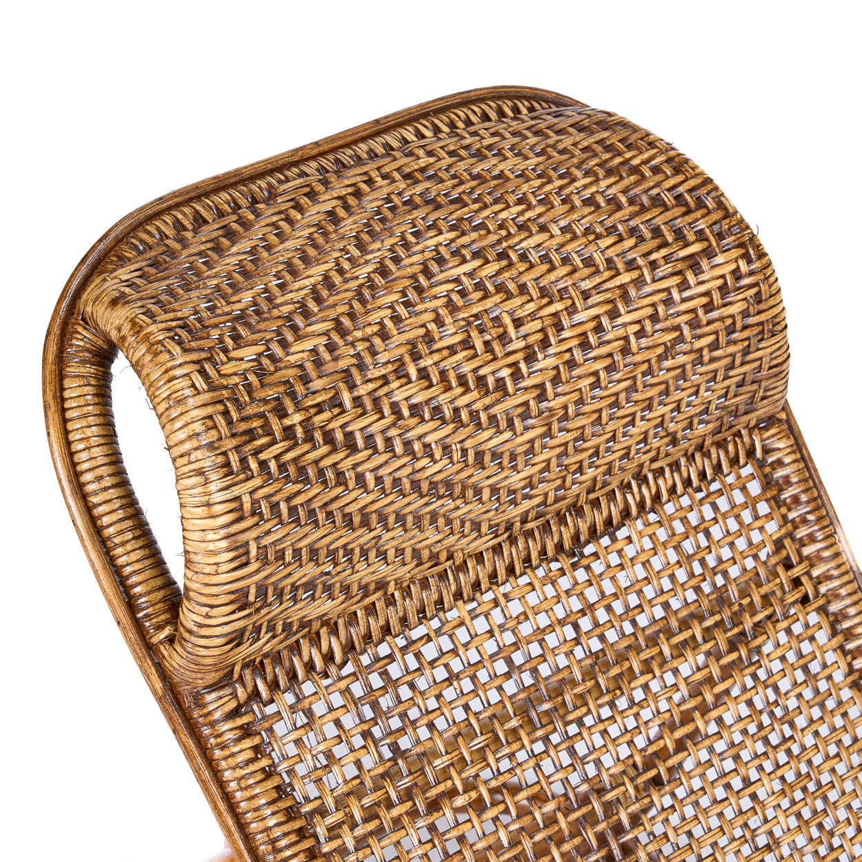 De Rattan Vloer Lounger Donker Walnoot Bazar Bizar