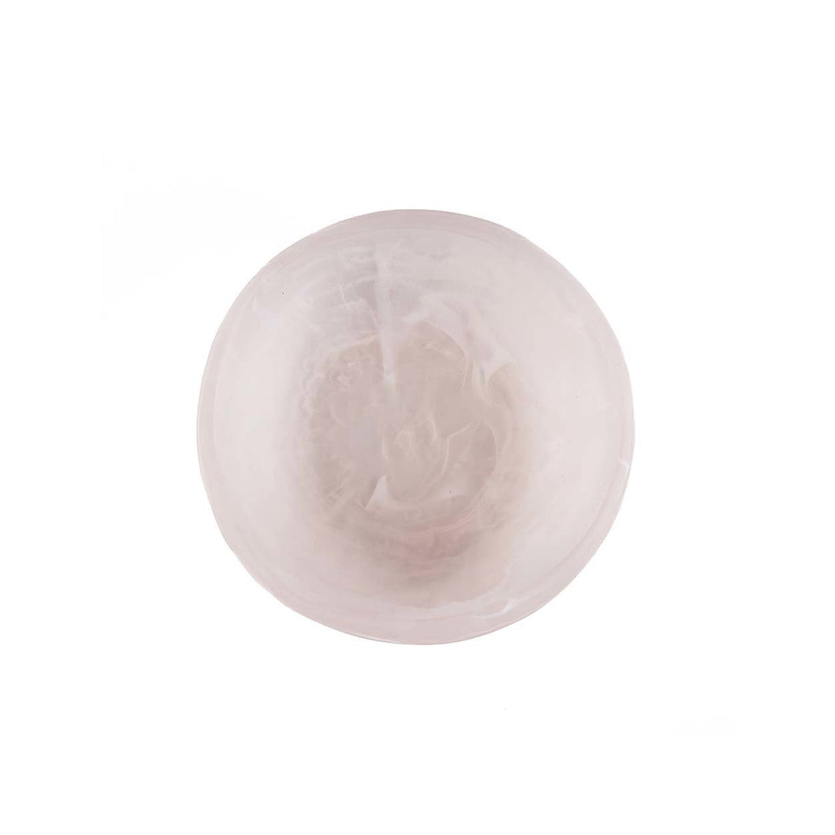 Die organische Schale aus Resin Rosa Weiß Klein Bazar Bizar