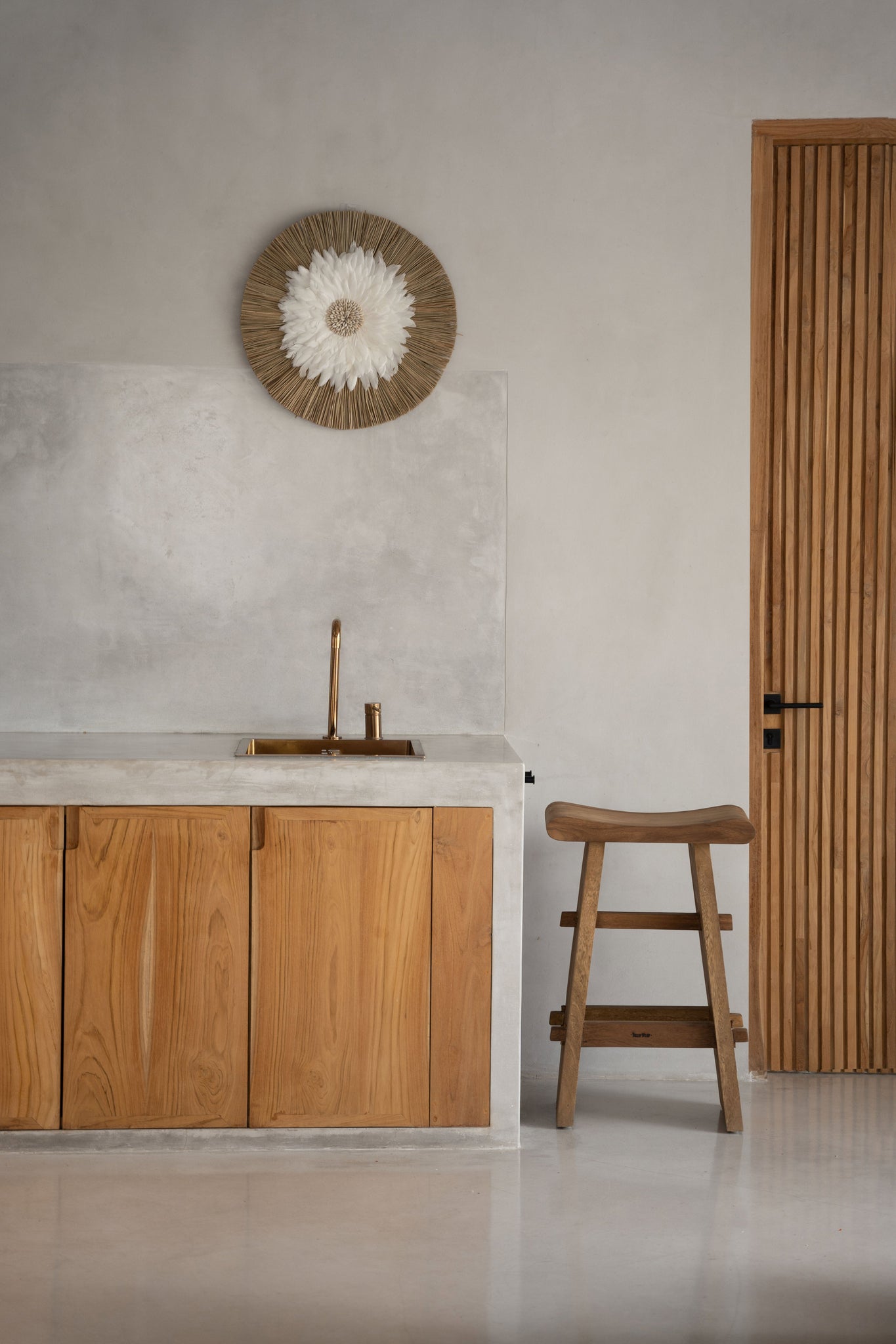 De Alang Feather Juju - Naturel Wit