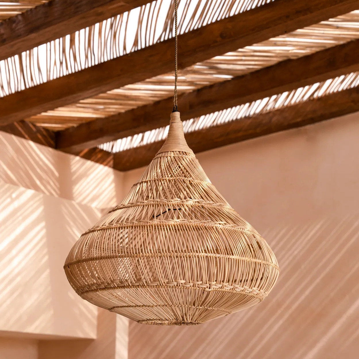 De Drop Hanglamp - Naturel - Large Bazar Bizar
