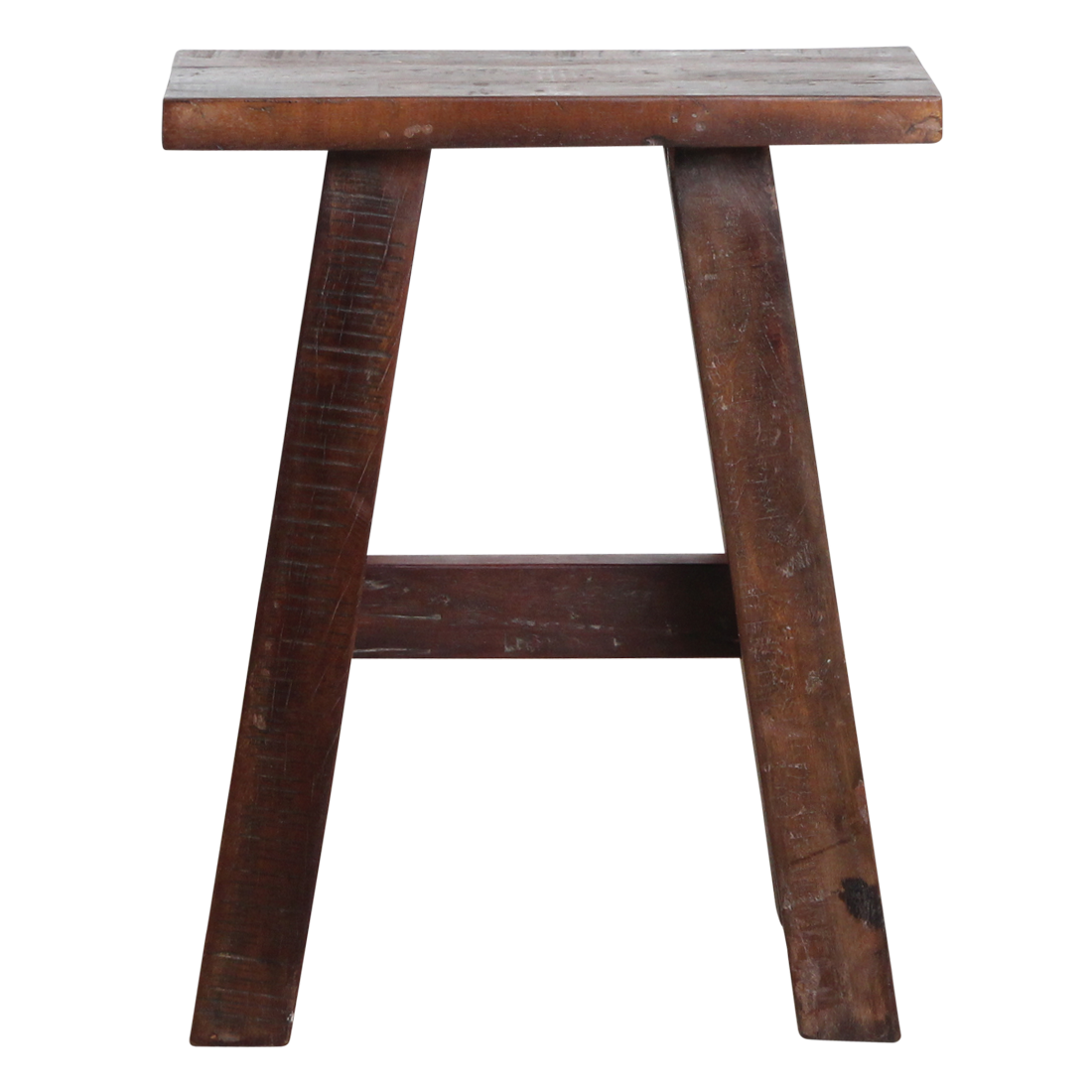 Houten Bankje Factory Bruin Gerecycled Hout Raw Material