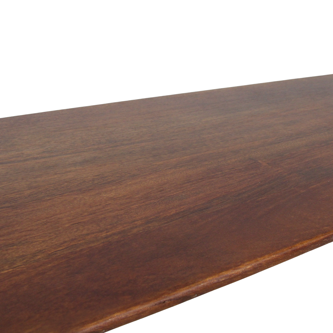 Esszimmerbank Bullnose Braunes Mangoholz 180cm Raw Materials