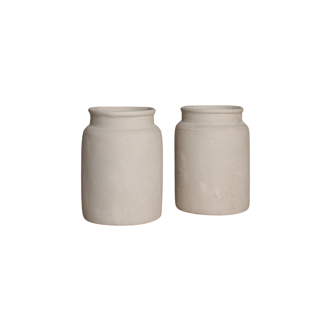 Chalk Dekorative Vase Mandore Medium Raw Materials