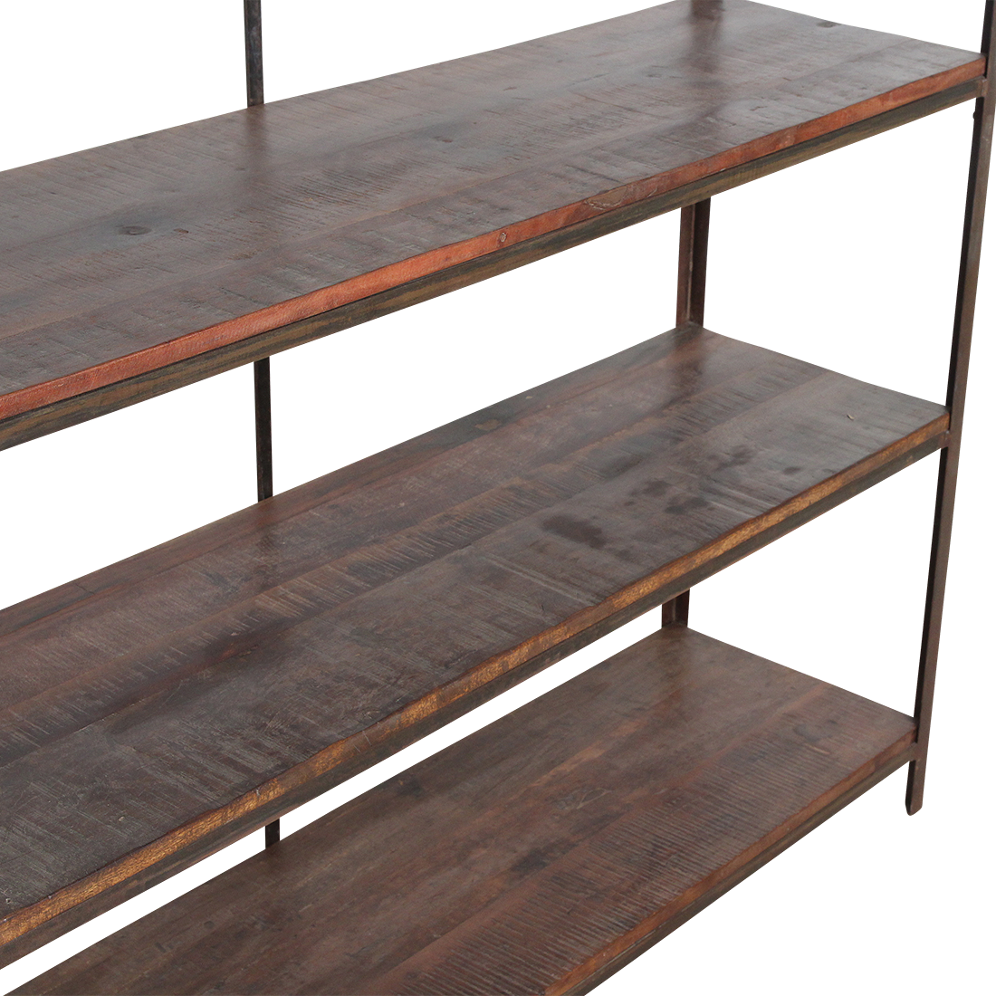 Factory Ijzeren Rek Met Houten Planken Raw Materials