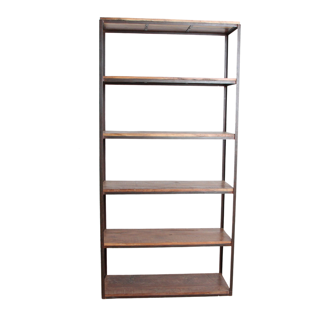 Factory Wandkast Met Houten Planken Raw Materials