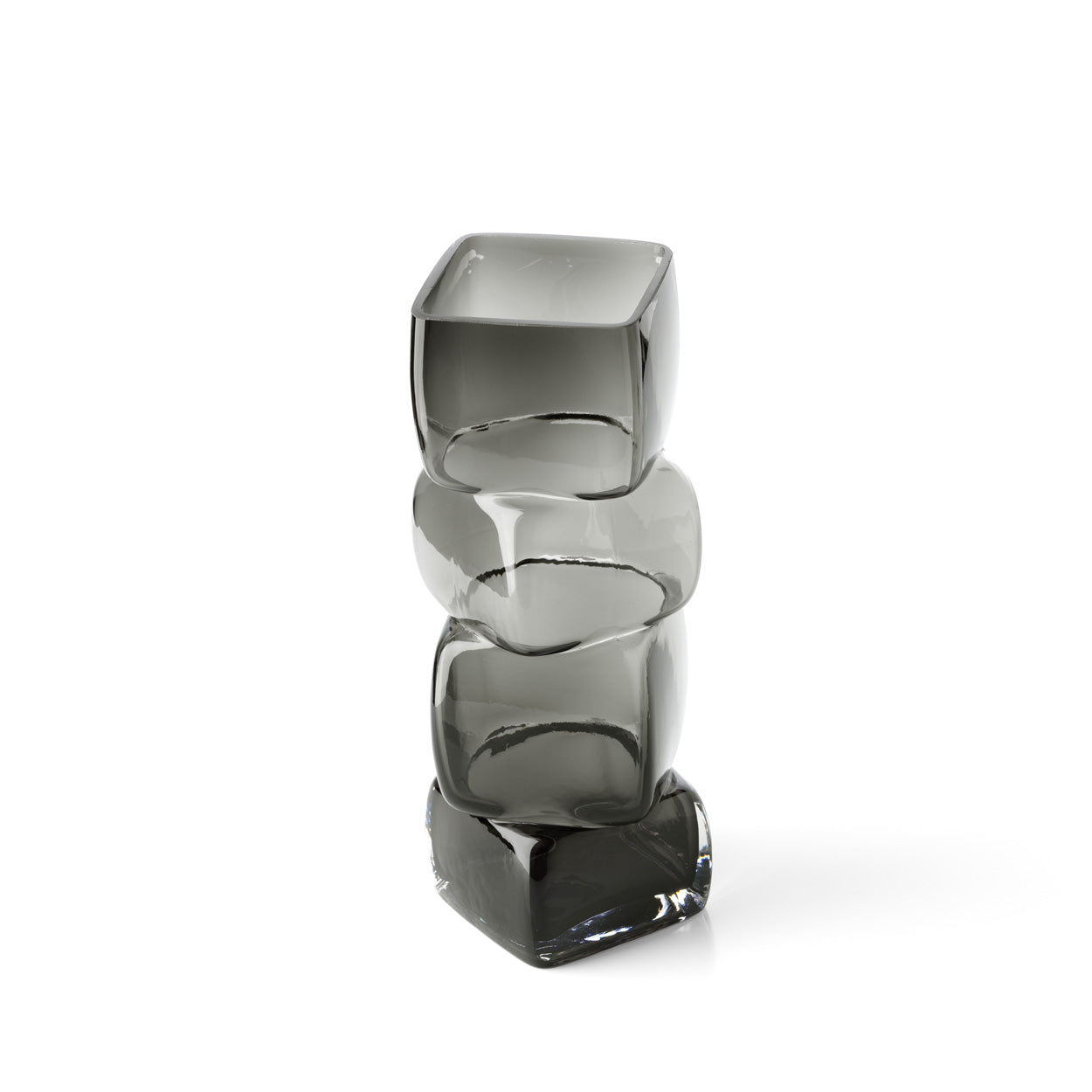De Cubes Vaas – Donkergrijs – L