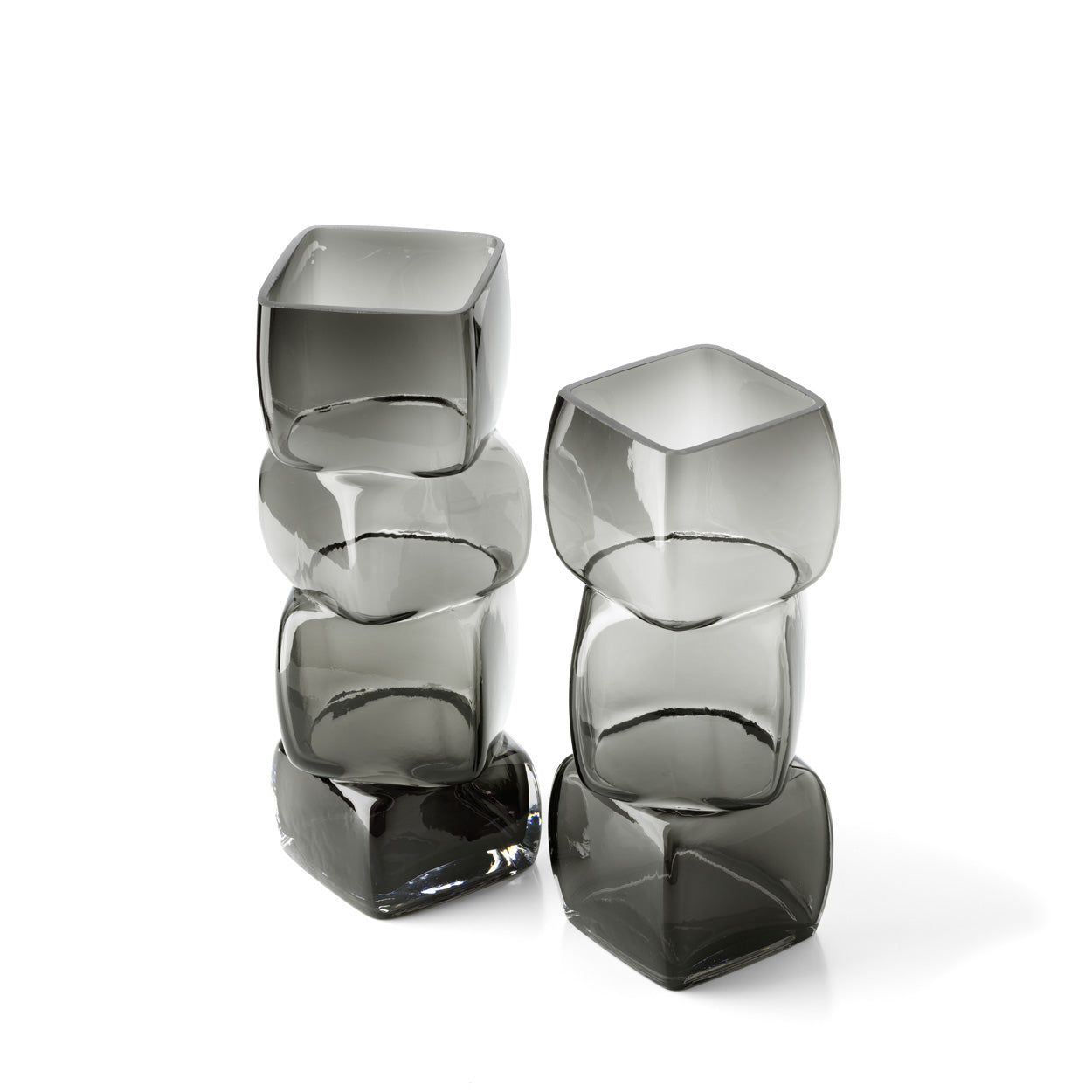 De Cubes Vaas – Donkergrijs – L