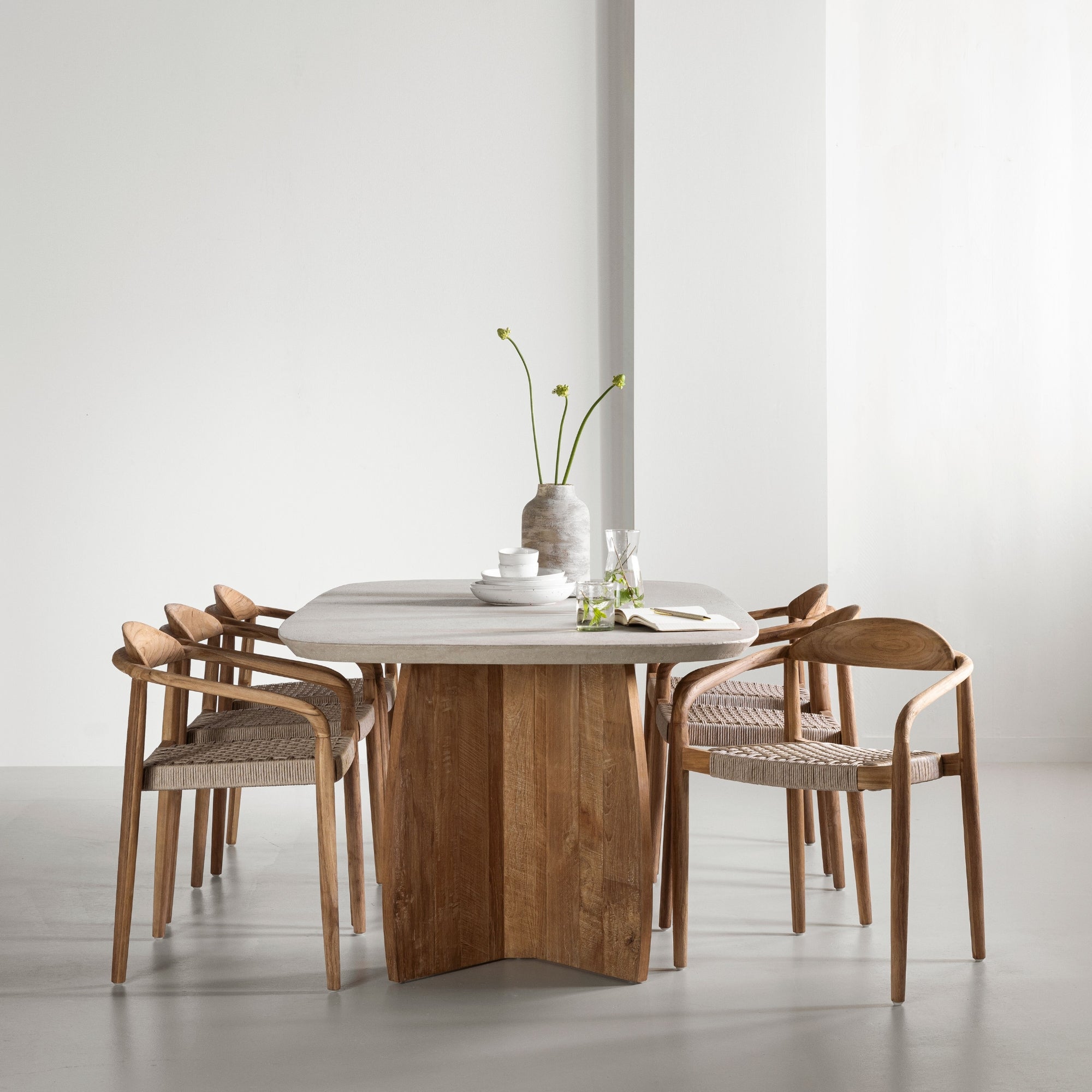 DTP Home Nova Eettafel Travertin 250cm