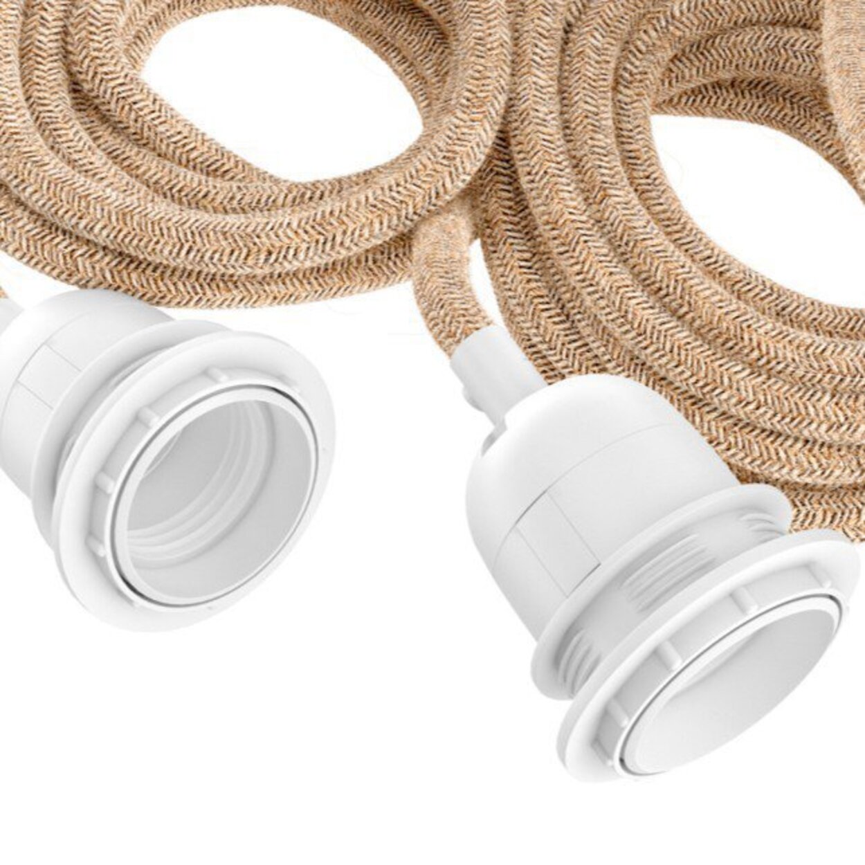 Lampfitting Voor Plafond - Naturel Wit - 3 Fittings