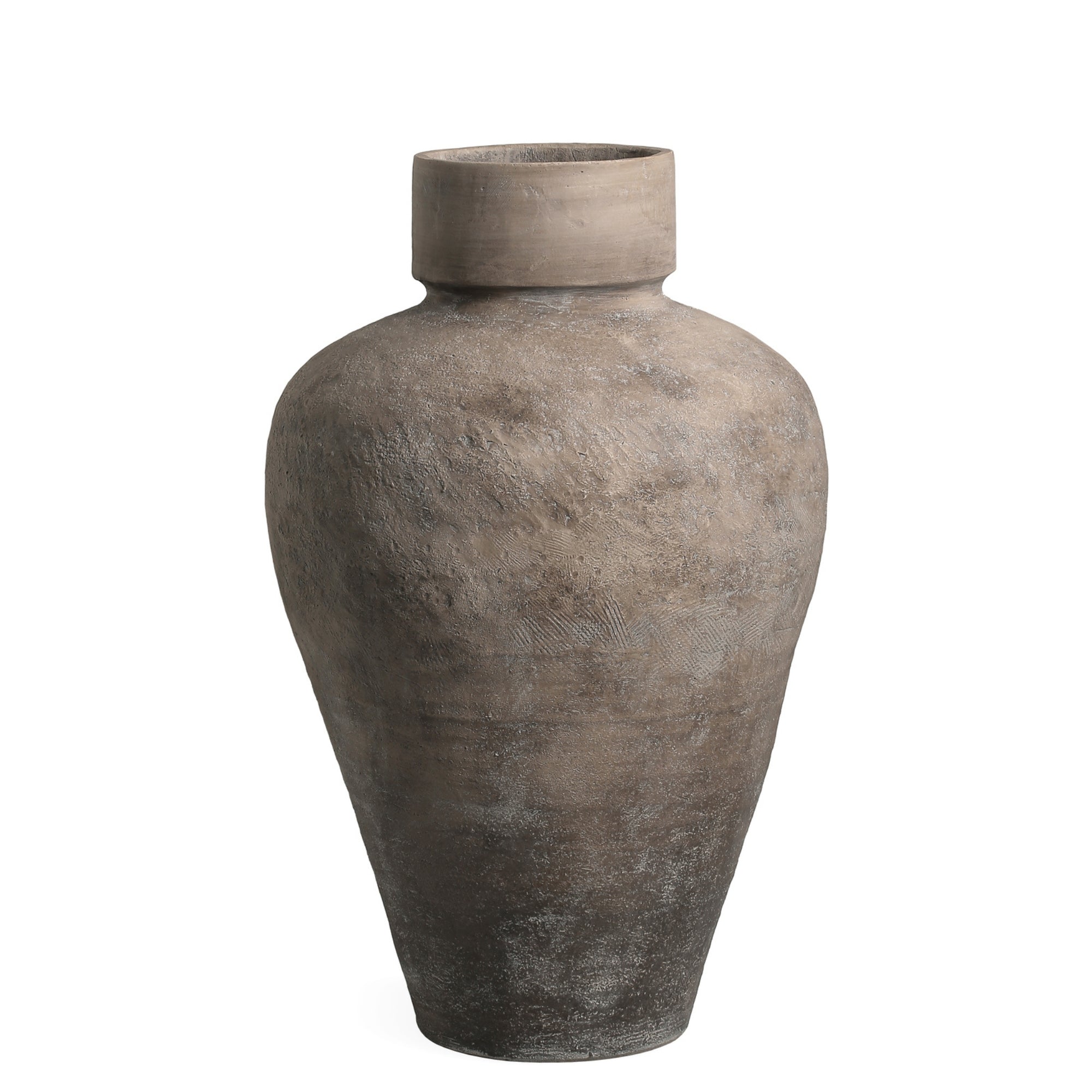 Grote Beige Bloempot Michle Fiber Cement Large PTMD