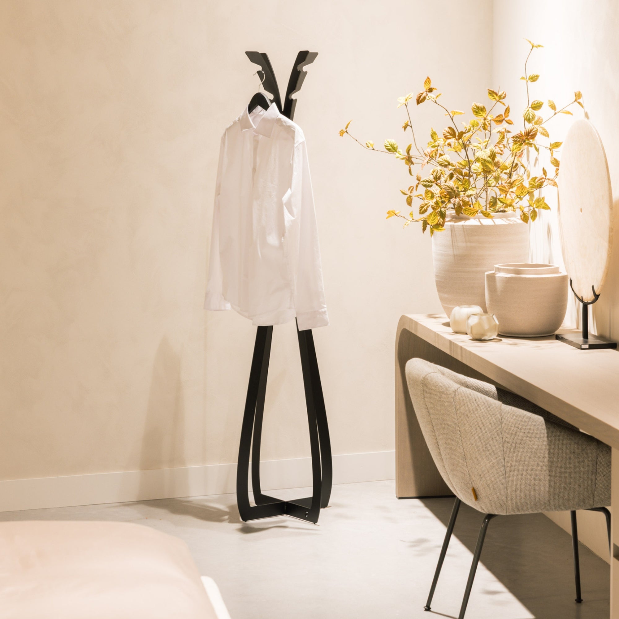 Hookx Kapstok Zwart Staal Steelful