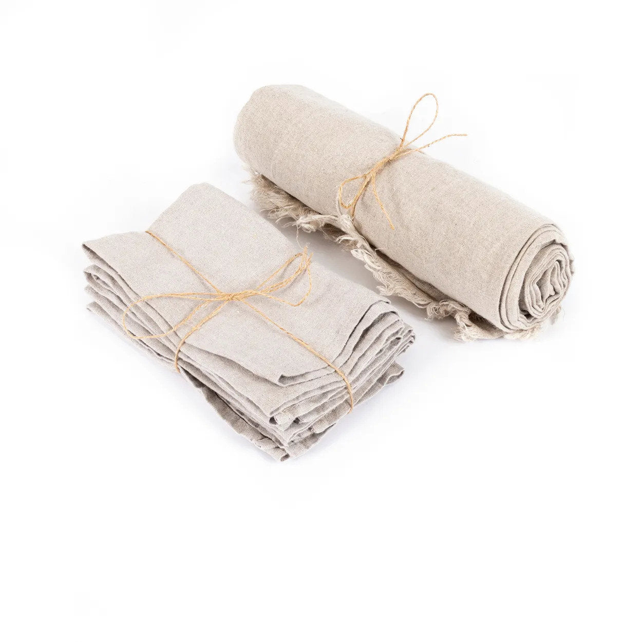 Het Linnen Servet - Beige - Set van 4