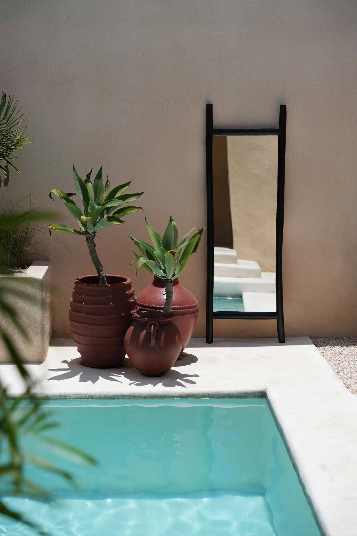 De Island Dressing Room Spiegel Zwart 170x57cm