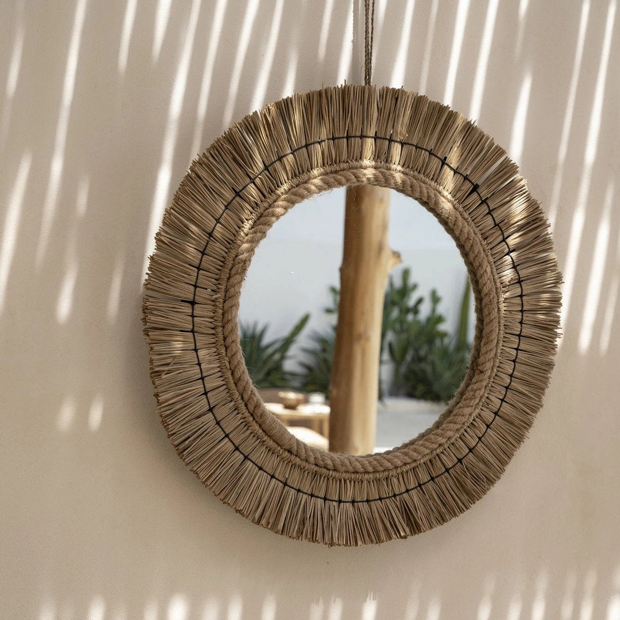 De St Barth Spiegel - Naturel