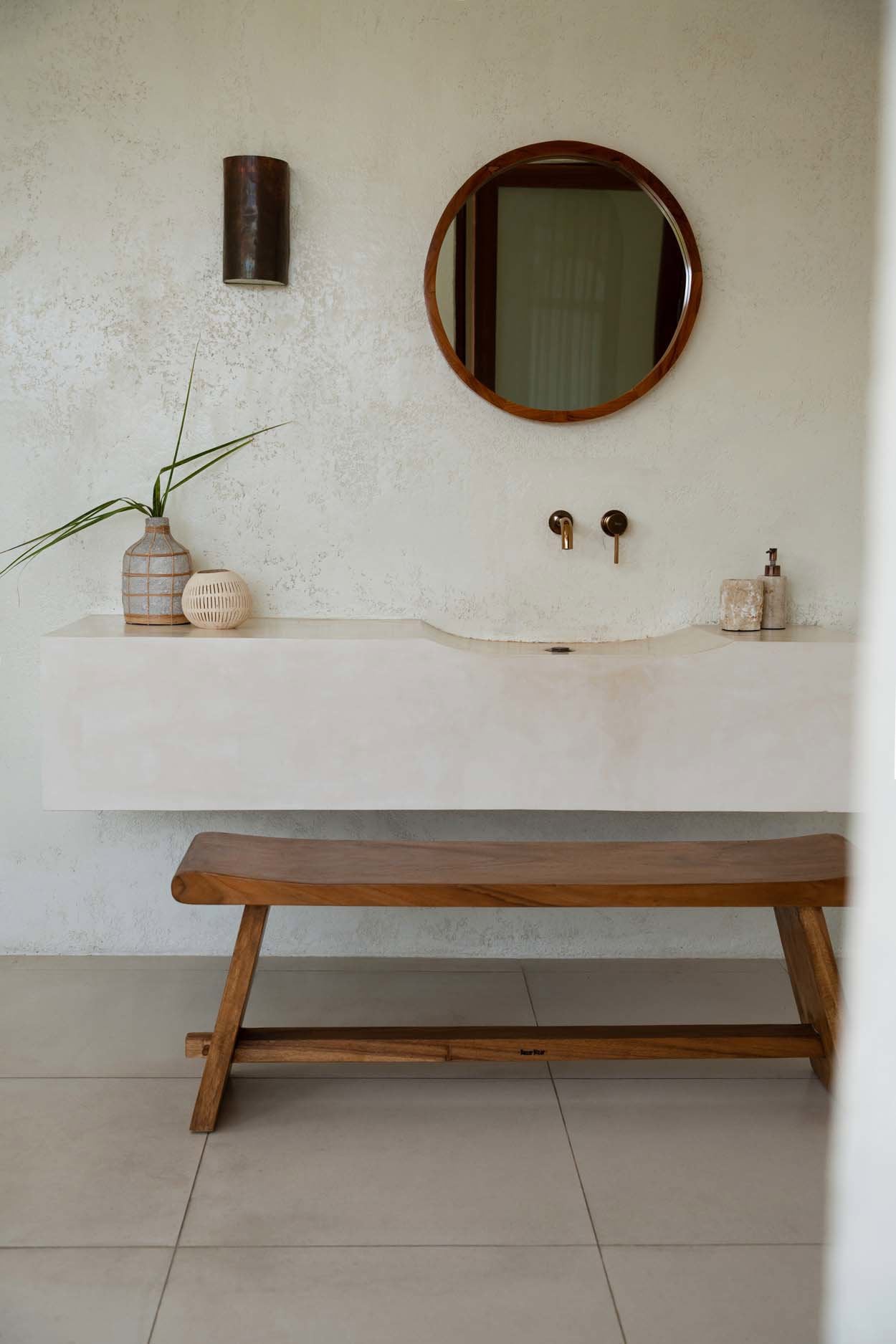 De Whoopy Vaas - Betongrijs Naturel - L