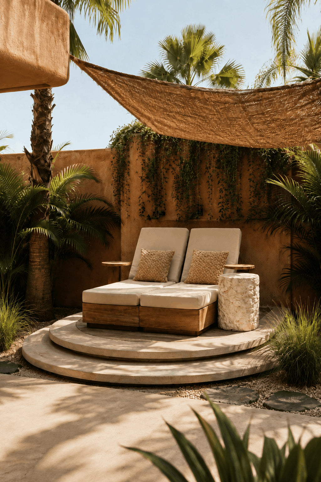 De Coco Shade Rechthoekig - Naturel - 500x300