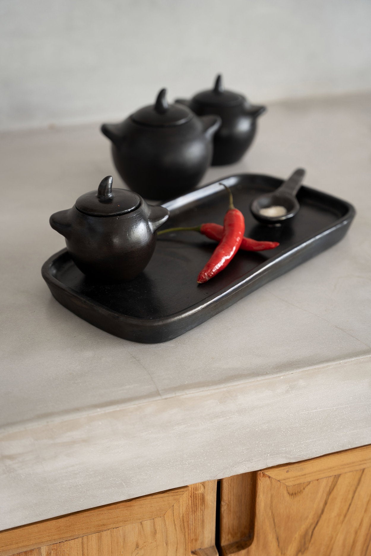 Het Burned Tapas Bord