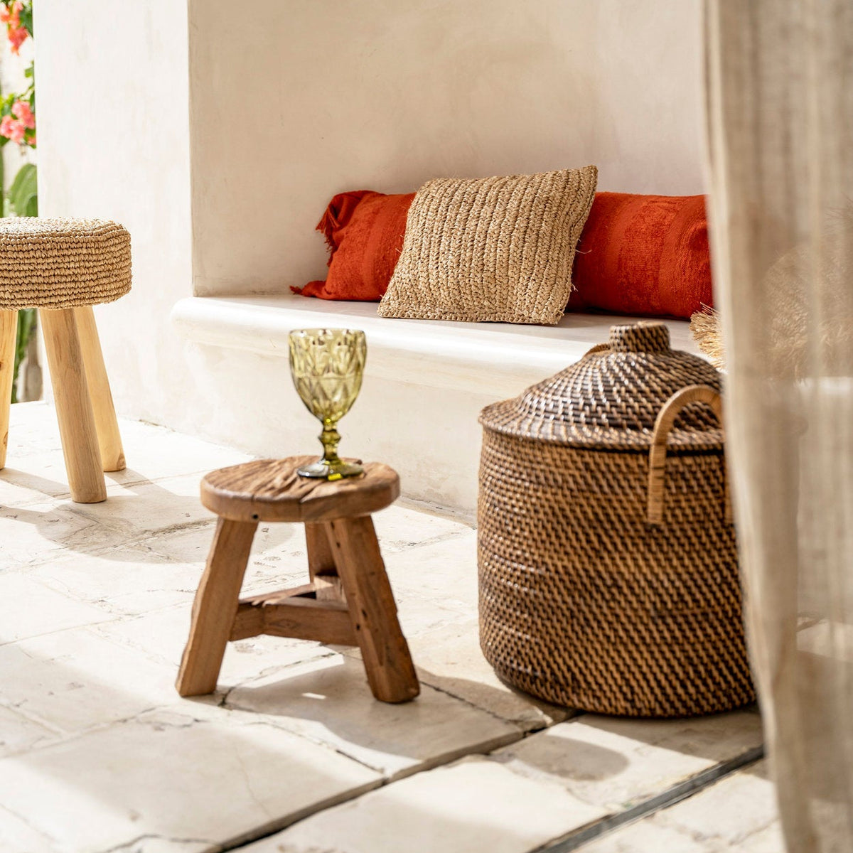 Der Yatai Hocker Natural Small Bazar Bizar