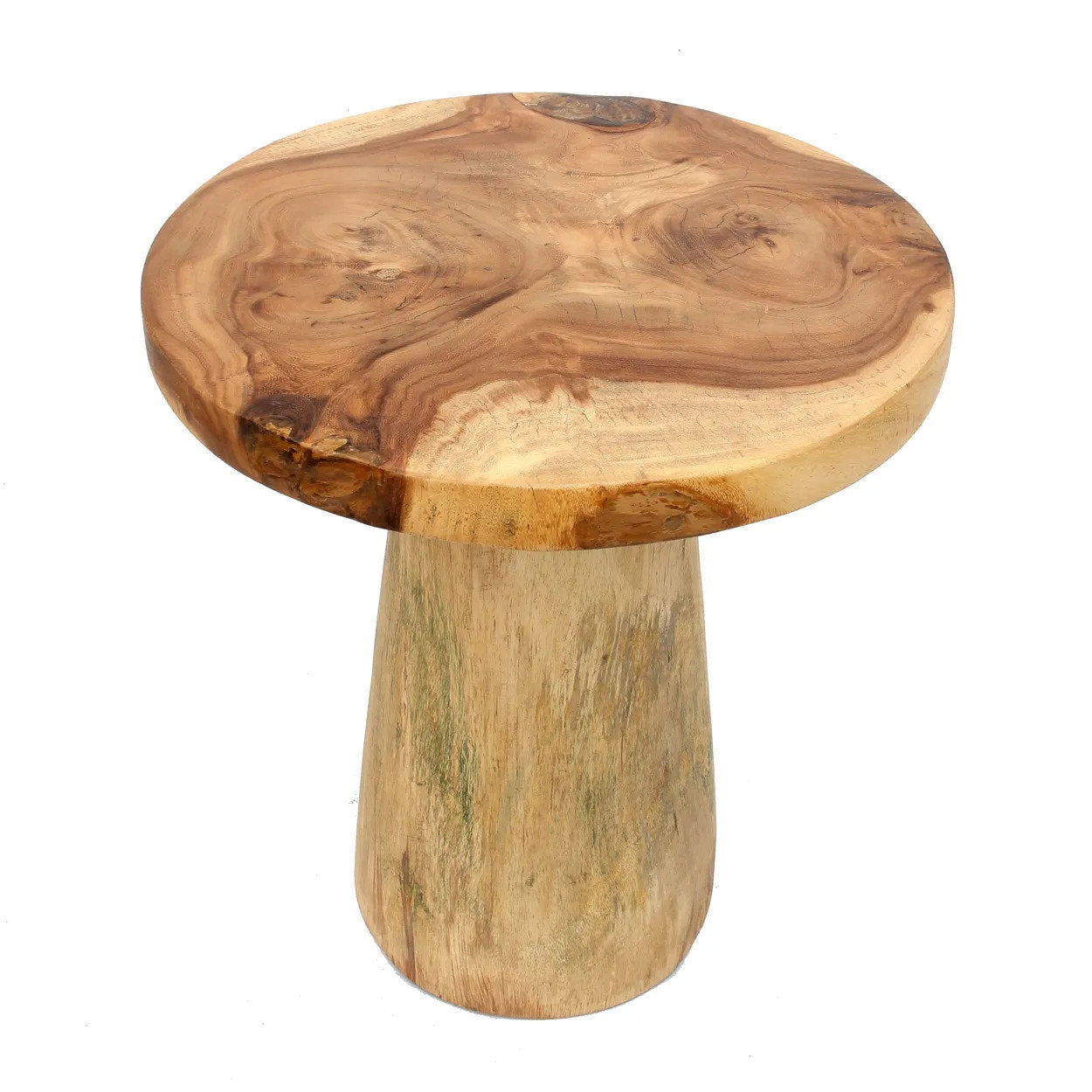 The Timber Conic Side Table - Naturel - 50