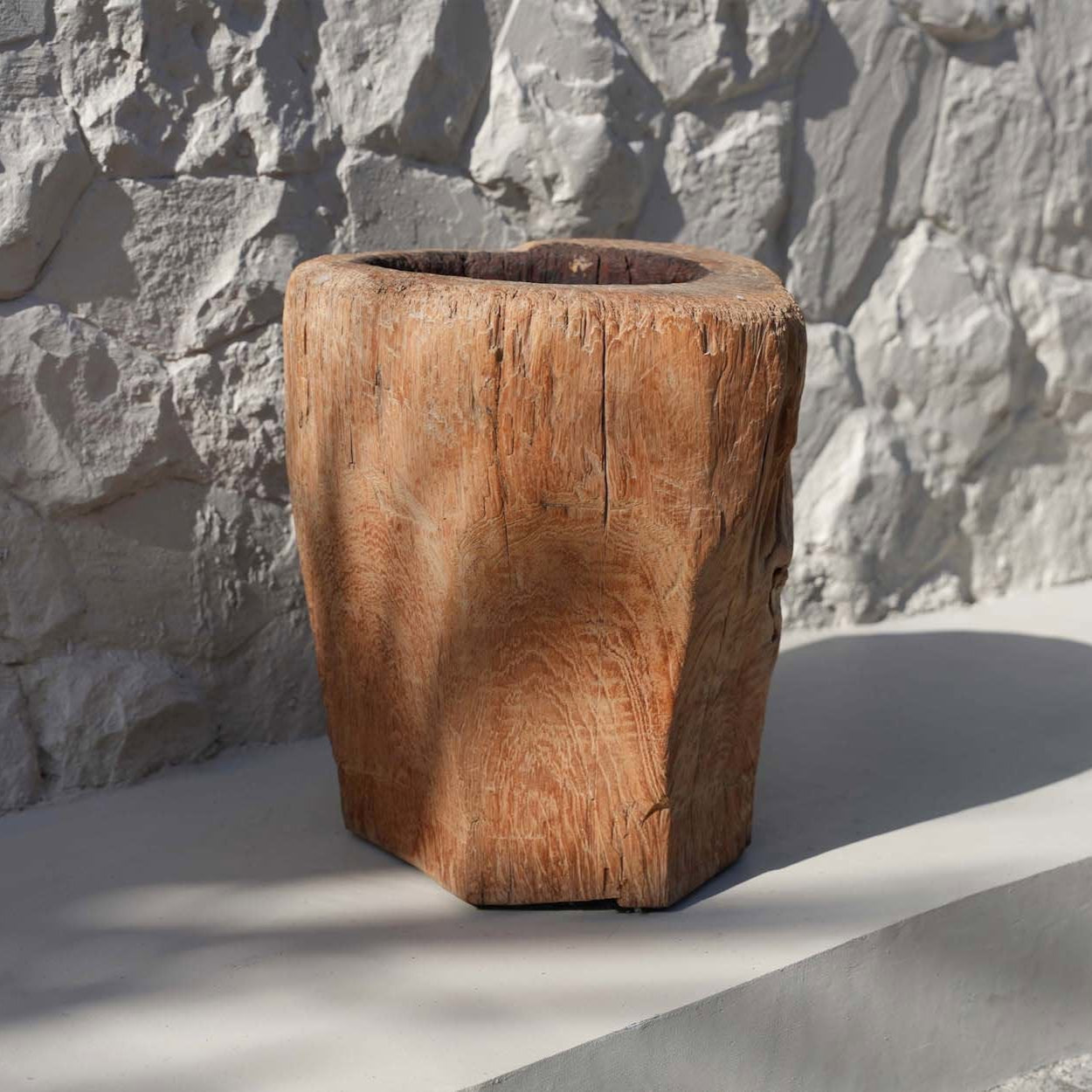 De Kaarsenhouder Candle Trunk – Naturel