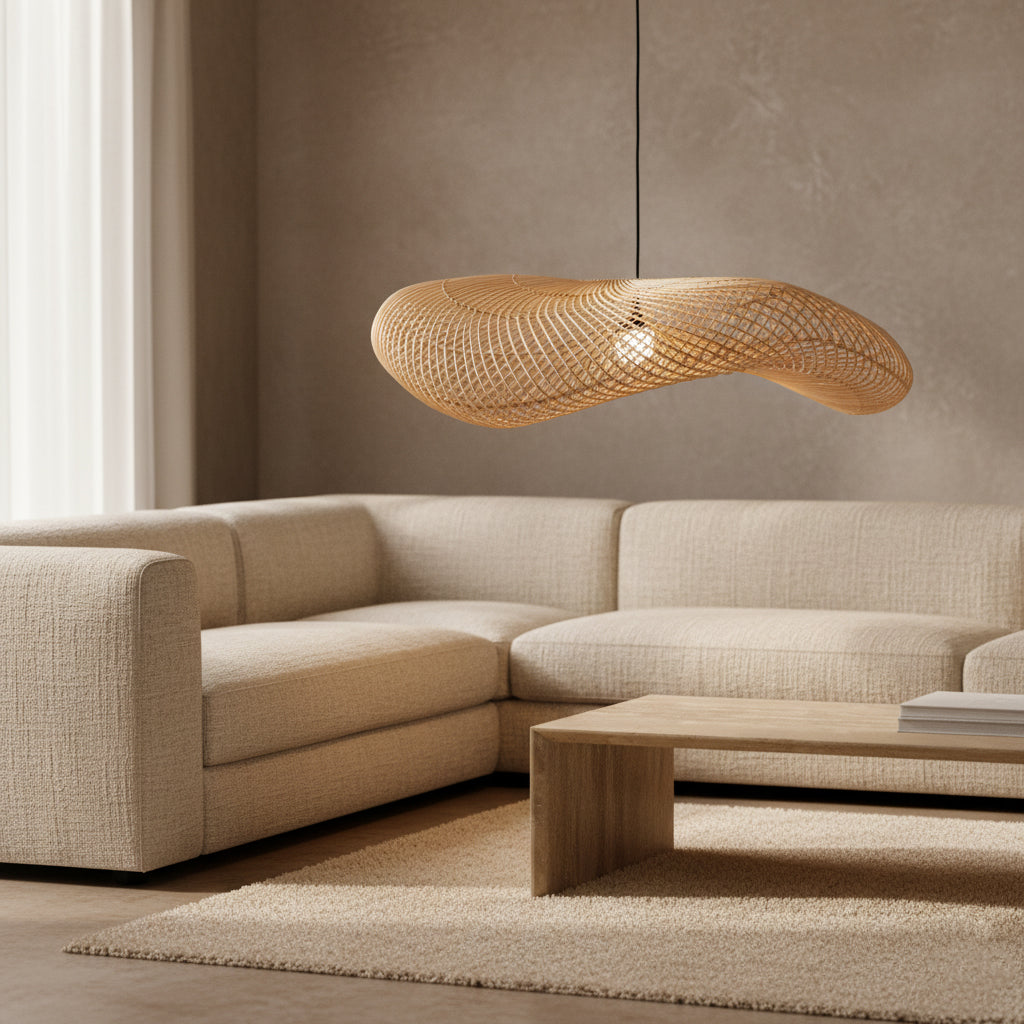 Hanglamp Wave Natural XL Raw Materials