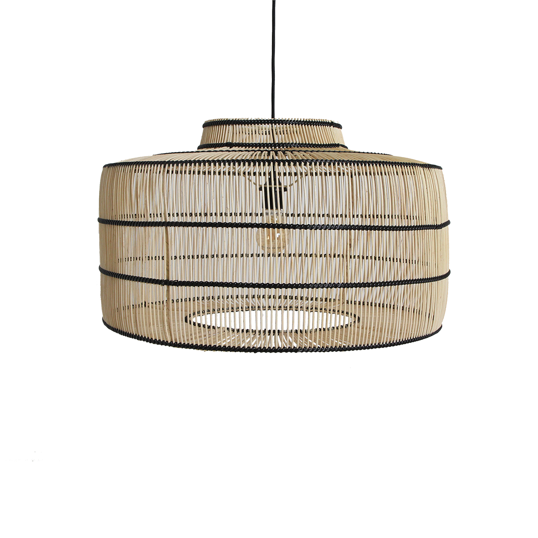 Stella Rattan-Hängelampe Raw Materials