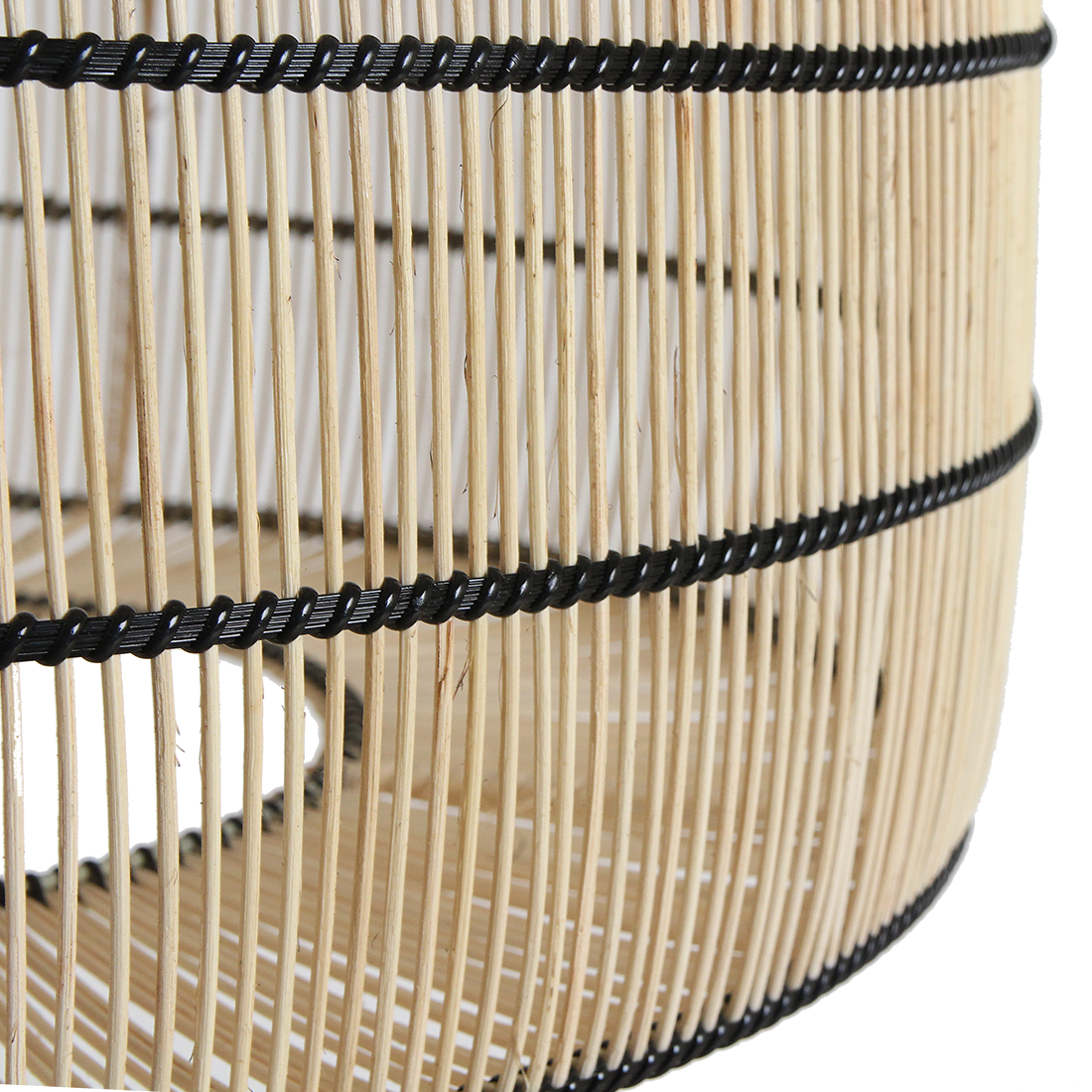 Stella Rattan-Hängelampe Raw Materials