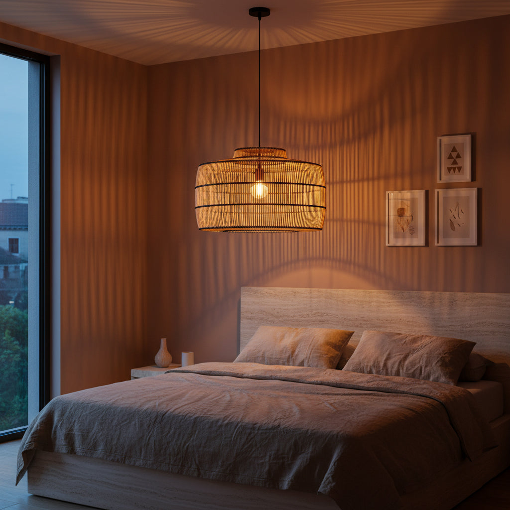 Stella Rotan Hanglamp Raw Materials