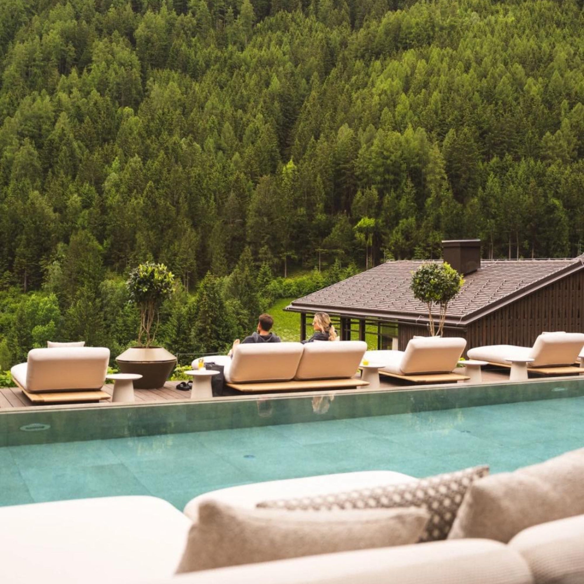 MAZU Oyster Luxe LED Plantenpot Cortenstaal