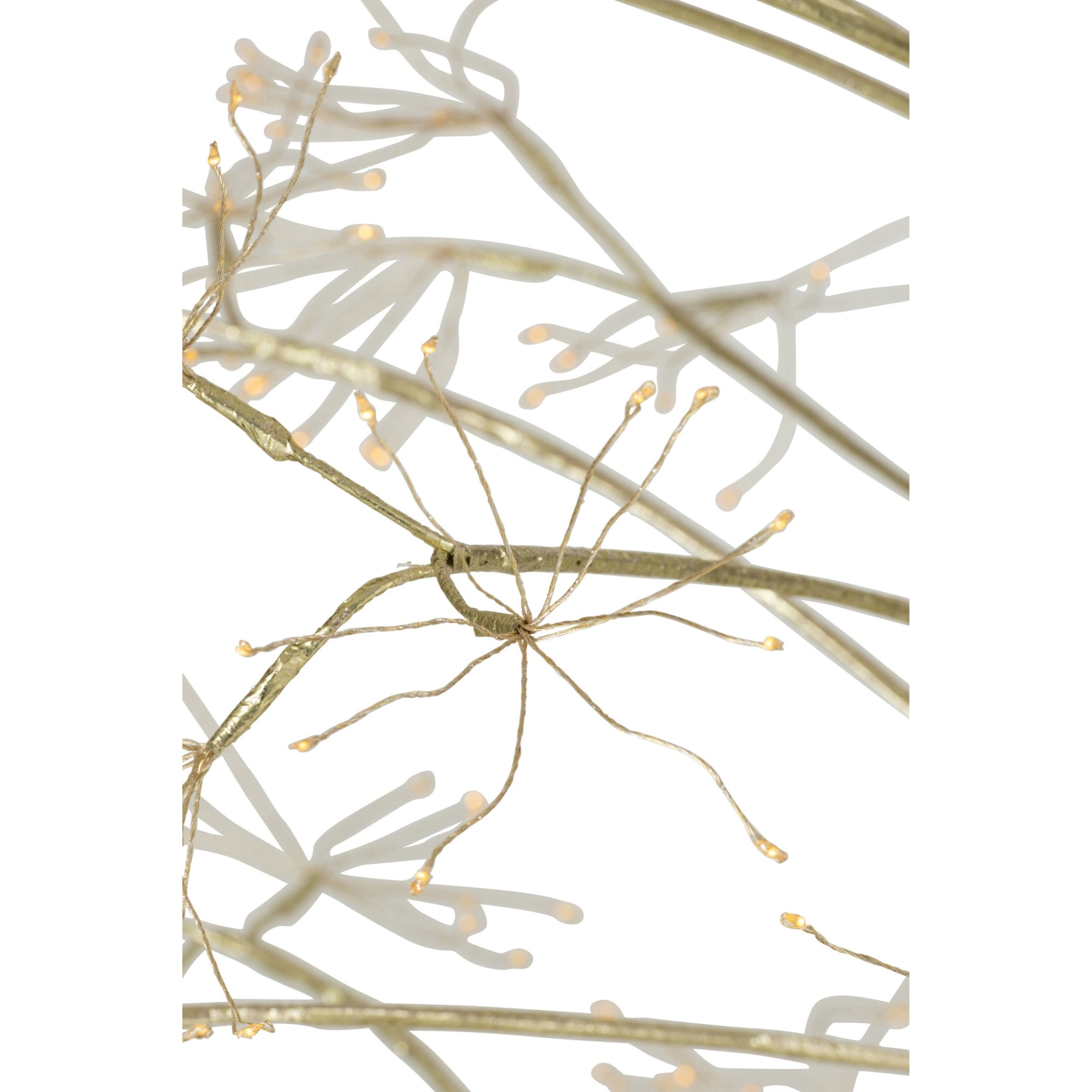 Kerstboom 2700 Led Metaal Goudkleurig Medium H210cm J-Line