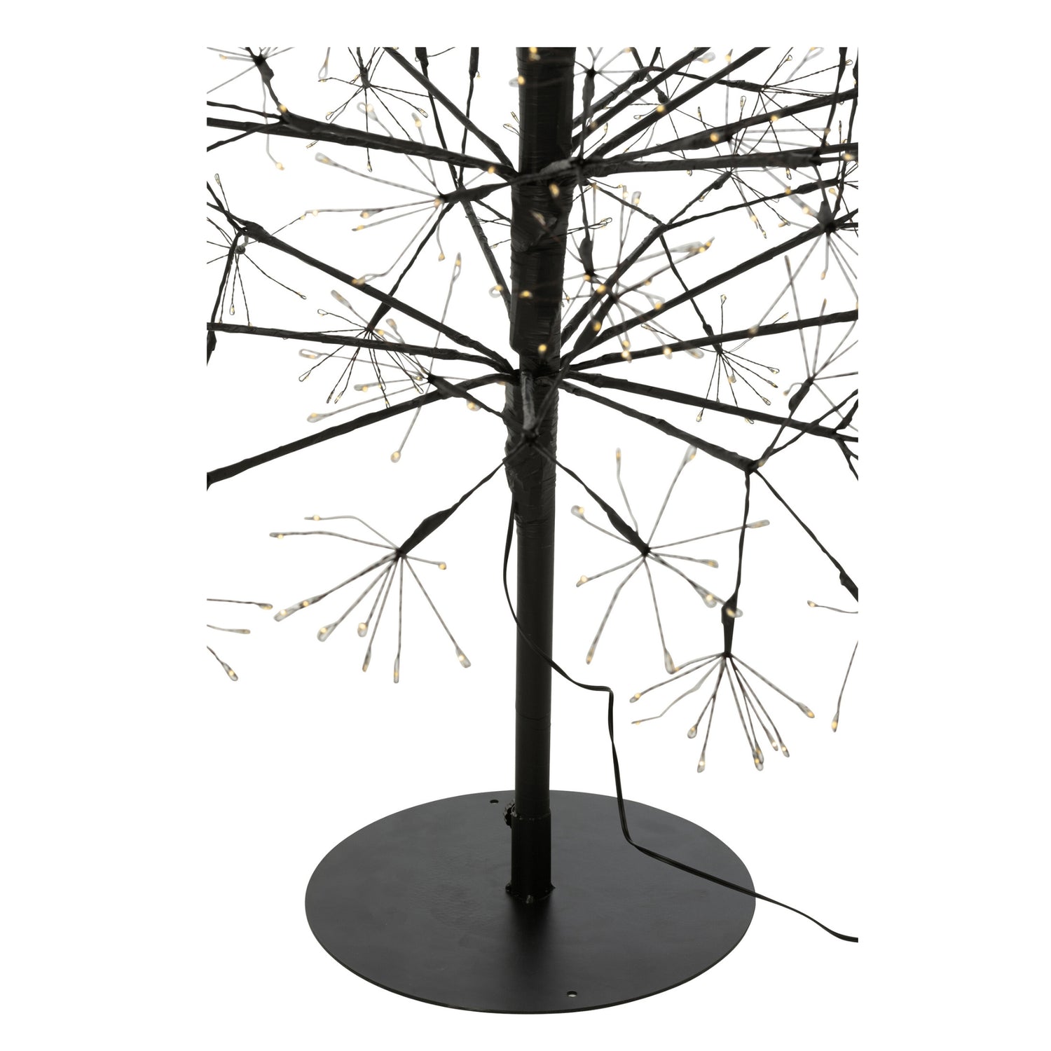 Kerstboom Led Multicolor Lichten Ijzer Zwart Extra Large H240cm J-Line