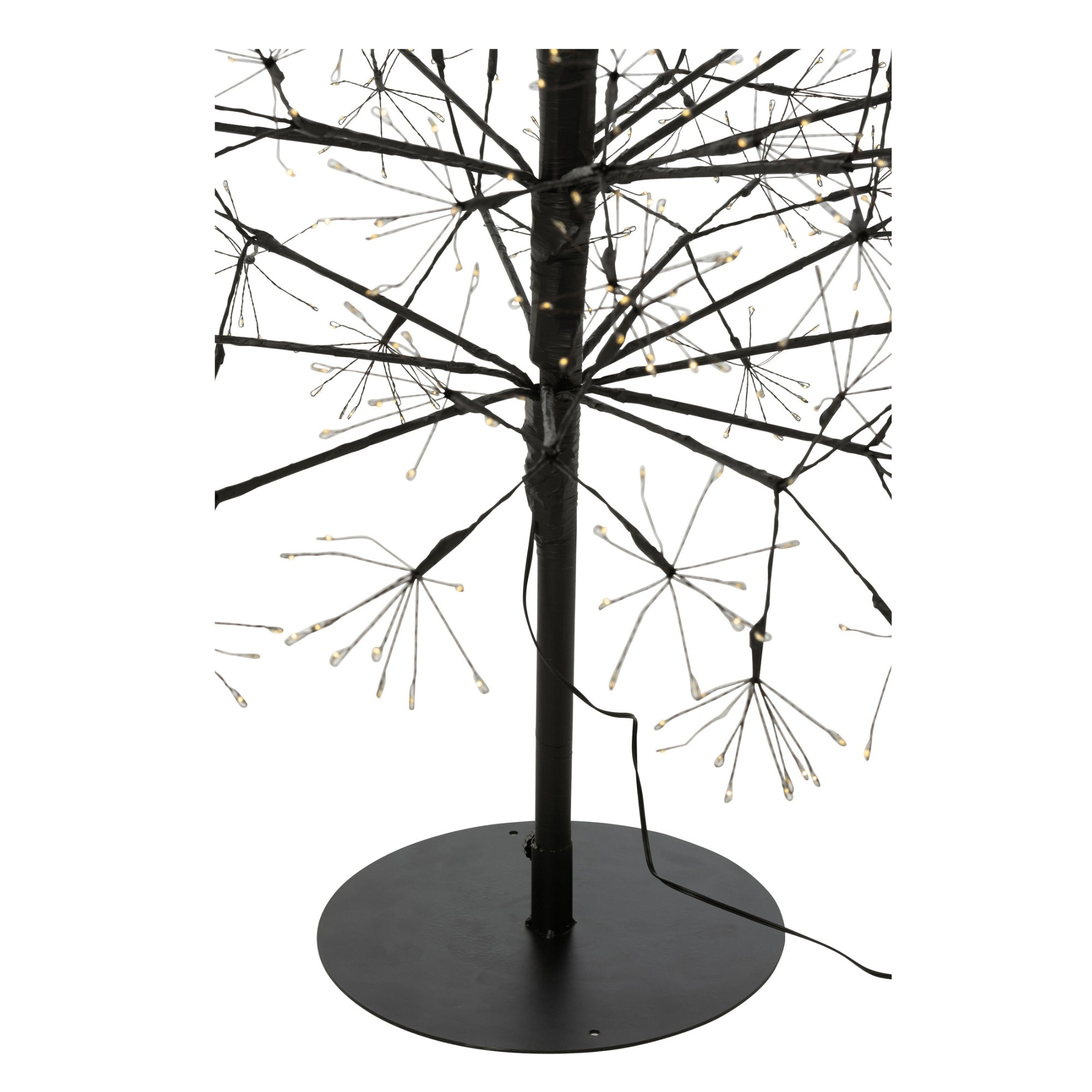 Kerstboom Led Multicolor Lichten Ijzer Zwart Extra Large H240cm J-Line