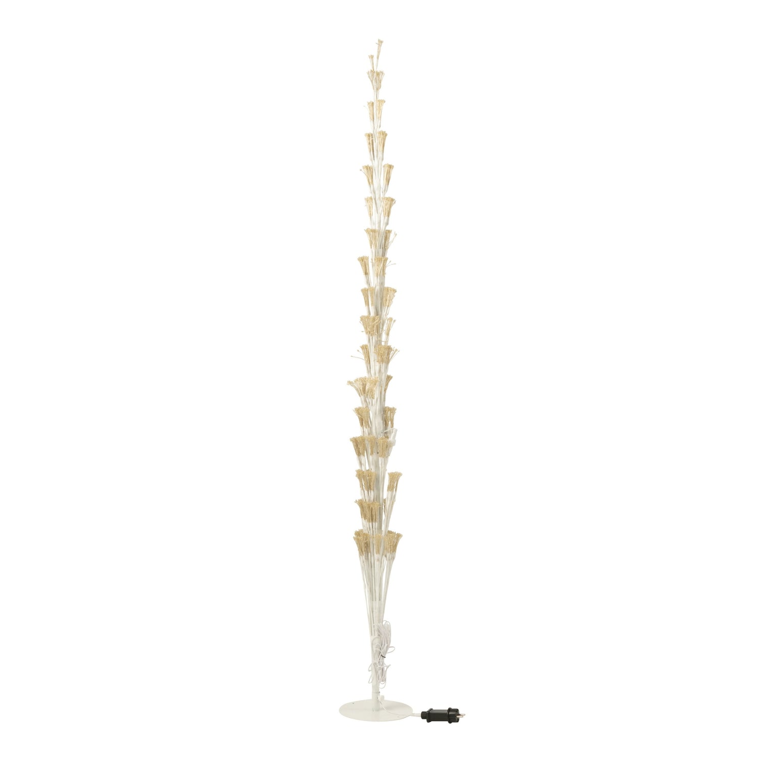 Kerstboom Led Warm Witte Lichten Ijzer Wit Extra Large H240cm J-Line