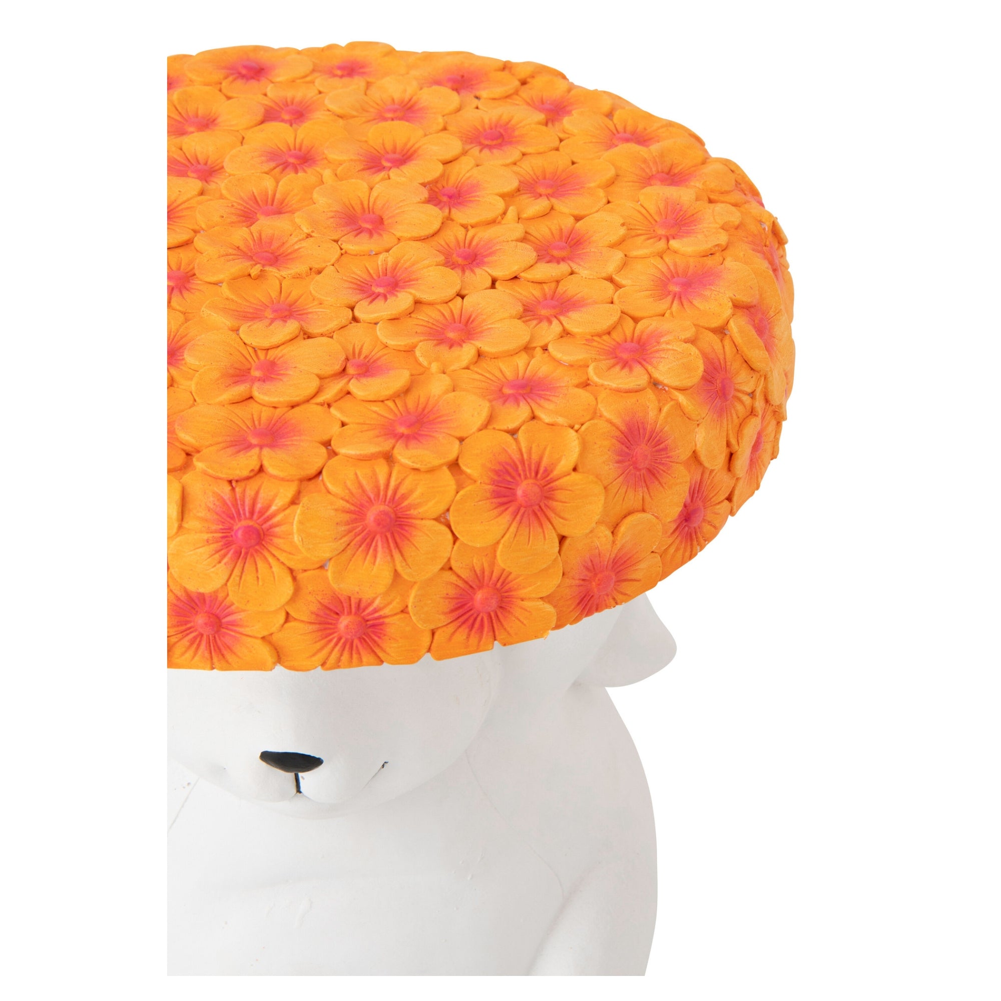 Bijzettafel Konijn Magnesium Wit/Oranje J-Line