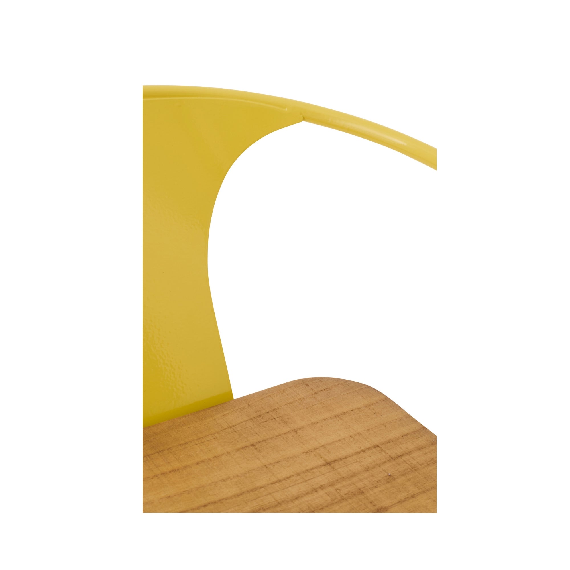 Kinderstoel Evi Ijzer/Multiplex Geel J-Line