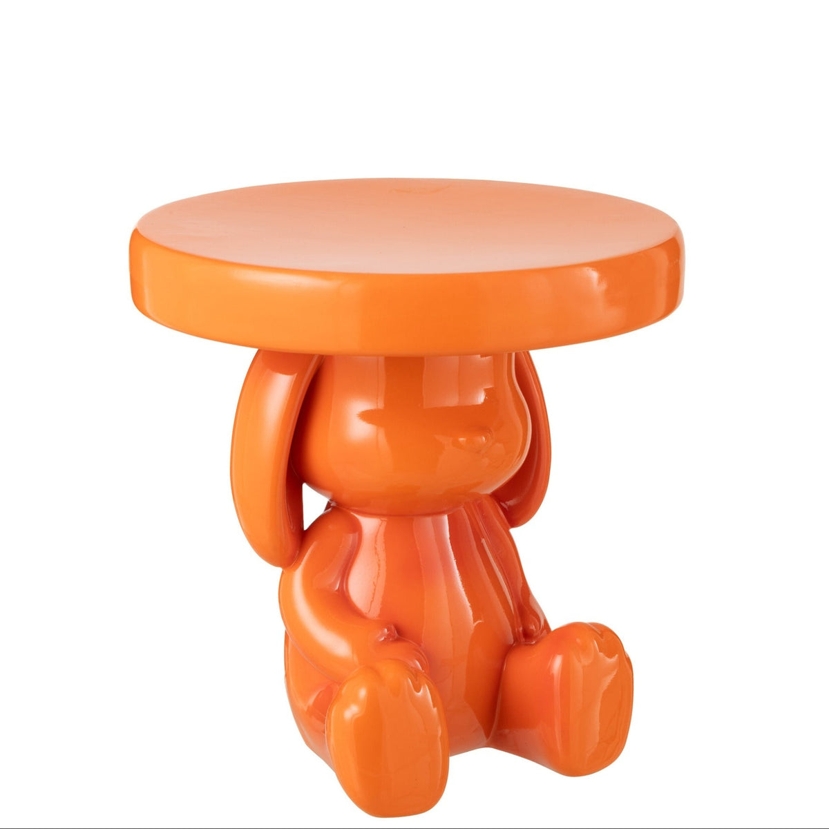Beistelltisch Bär Polyresin Orange J-Line