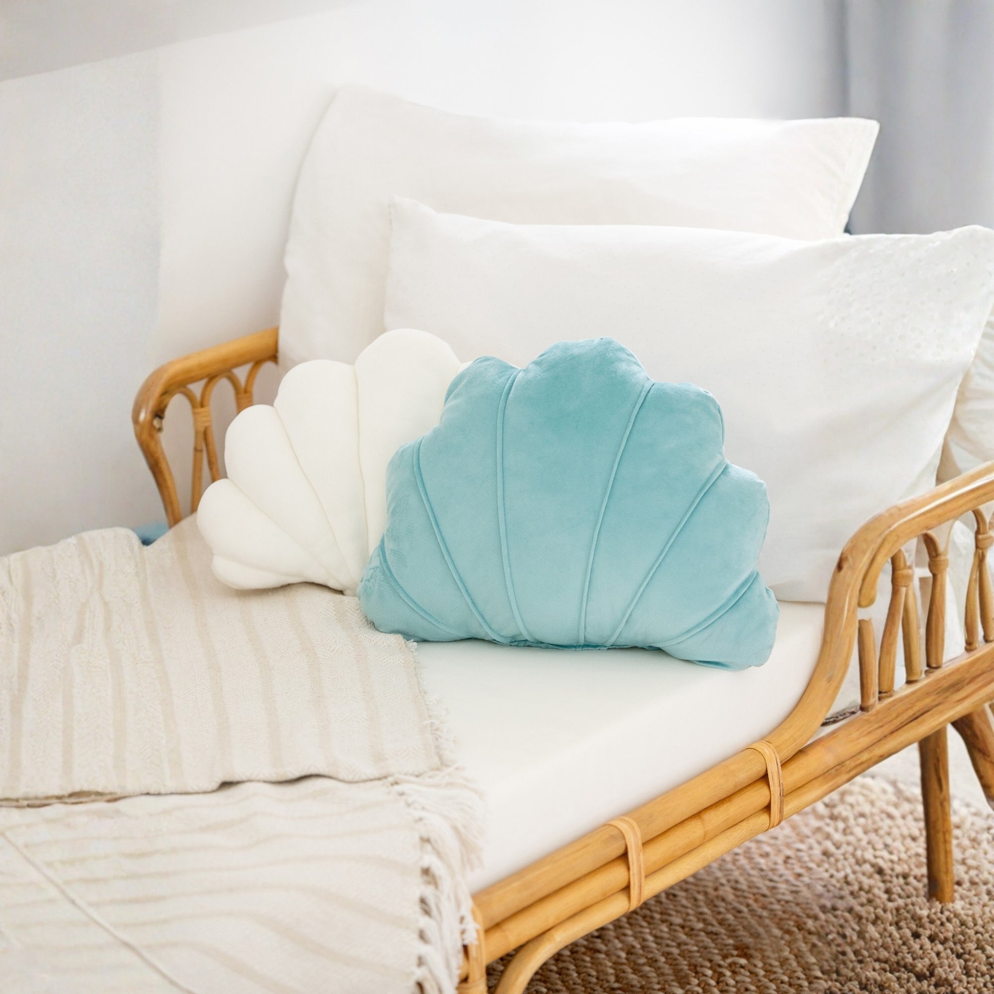 Kussen Voor Kinderen Polyester Wit J-Line