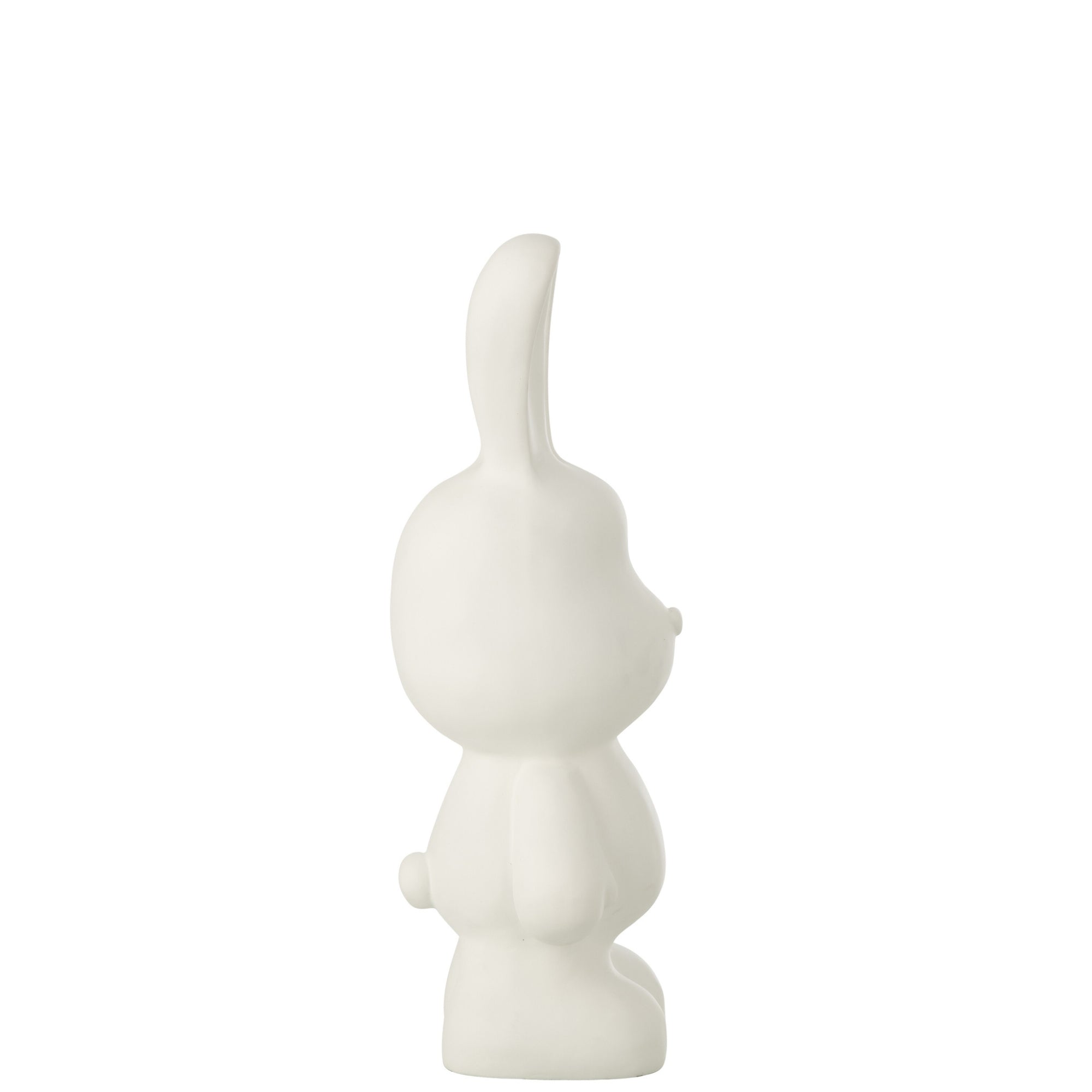 Konijn Eddy Polyresin Wit Medium J-Line