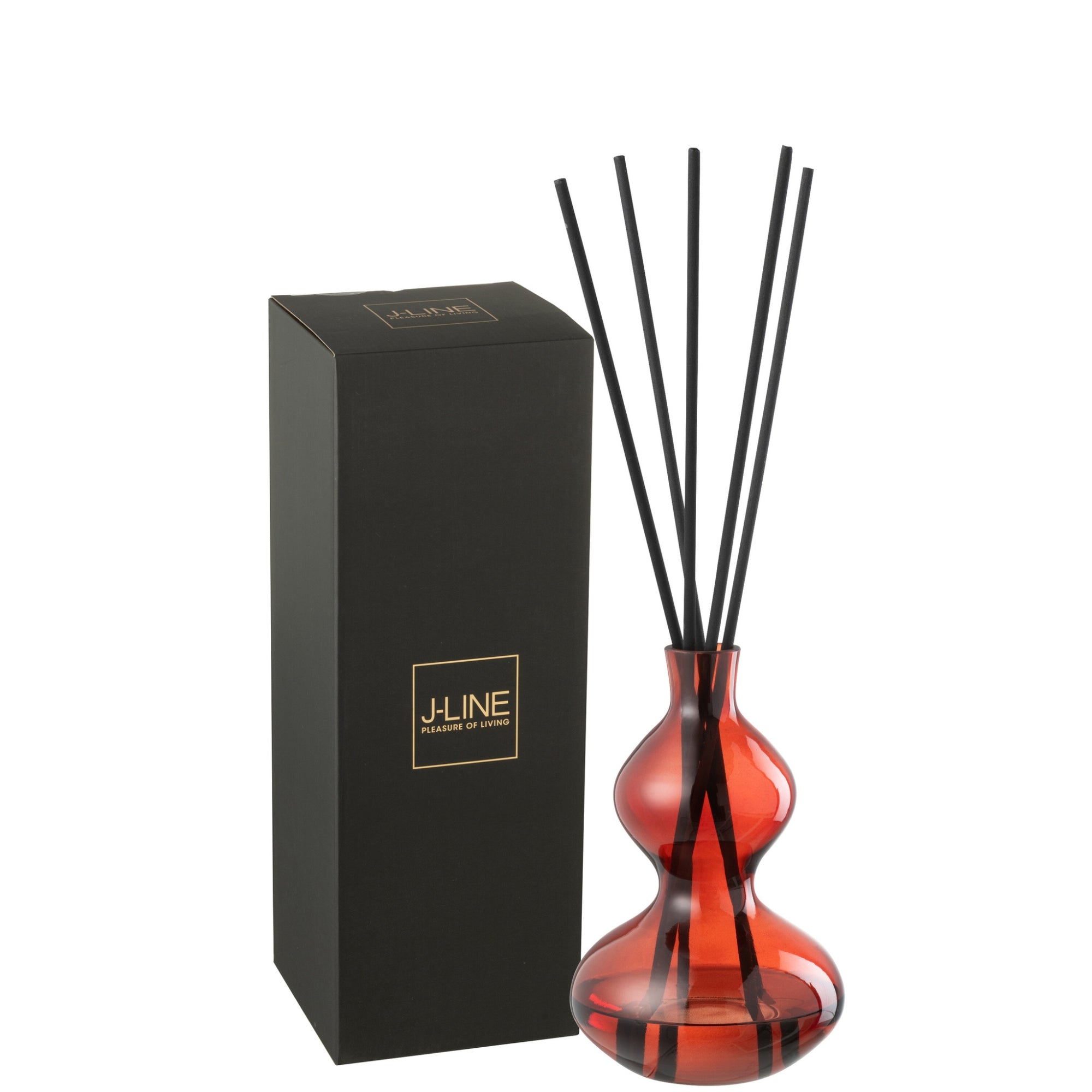Geurolie Olive&Frank Incense Glas Rood Small 500ml J-Line